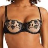 Aubade Lovessence Half Cup Bra - Noir -FREYA Shop braforme aubade lovessence rmf14 noi f