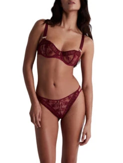 Aubade Magnetic Spell Half Cup Demi Bra - Crimson Red -FREYA Shop braforme aubade magnetic spell 2DF14 CRIM 3f