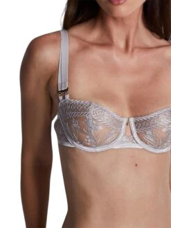 Aubade Magnetic Spell Half Cup Demi Bra - Platinum -FREYA Shop braforme aubade magneticspell 2DF14 PLAM 2f