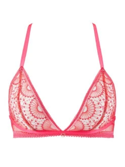 Aubade Pure Vibration Triangle Bralette - Pink Flash -FREYA Shop braforme aubade pure vibration 2F10 PINF c