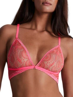 Aubade Pure Vibration Triangle Bralette - Pink Flash
