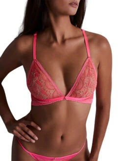 Aubade Pure Vibration Triangle Bralette - Pink Flash -FREYA Shop braforme aubade pure vibration 2F10 PINF s