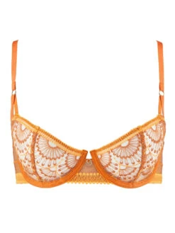 Aubade Pure Vibration Half Cup Bra - Orange Pulp -FREYA Shop braforme aubade pure vibration 2FF14 OPUL c