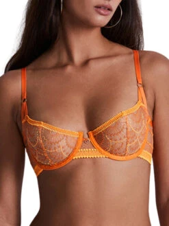 Aubade Pure Vibration Half Cup Bra - Orange Pulp
