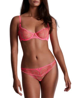 Aubade Pure Vibration Half Cup Bra - Pink Flash 14 Aubade Pure Vibration Half Cup Bra - Pink Flash -FREYA Shop braforme aubade pure vibration 2FF14 PINF 2f