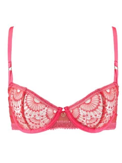 Aubade Pure Vibration Half Cup Bra - Pink Flash 19 Aubade Pure Vibration Half Cup Bra - Pink Flash -FREYA Shop braforme aubade pure vibration 2FF14 PINF c