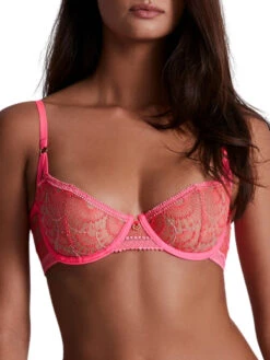Aubade Pure Vibration Half Cup Bra - Pink Flash