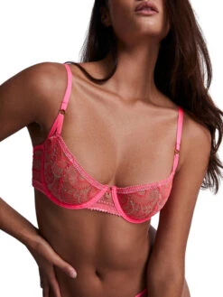 Aubade Pure Vibration Half Cup Bra - Pink Flash 13 Aubade Pure Vibration Half Cup Bra - Pink Flash -FREYA Shop braforme aubade pure vibration 2FF14 PINF s
