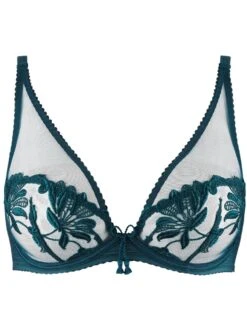 Aubade Lovessence Underwired Triangle Bra - Imperial Green -FREYA Shop braforme aubade rmf12 img c
