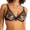 Aubade Lovessence Underwired Triangle Bra - Noir -FREYA Shop braforme aubade rmf12 noi f