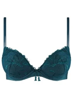 Aubade Lovessence Plunge Push Up Bra - Imperial Green -FREYA Shop braforme aubade rmn18 img c