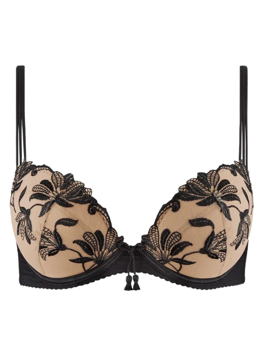 Aubade Lovessence Plunge Push Up Bra - Noir 7 Aubade Lovessence Plunge Push Up Bra - Noir - Image 5