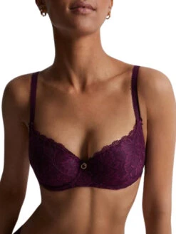 Aubade Rosessence Half Cup Bra - Berry