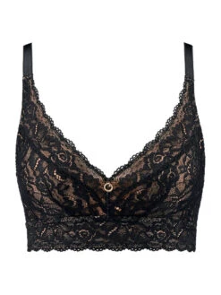 Aubade Rosessence Care Triangle Bralette - Black -FREYA Shop braforme aubade rosessence care 2K10 02 BLAK c