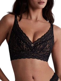 Aubade Rosessence Care Triangle Bralette - Black