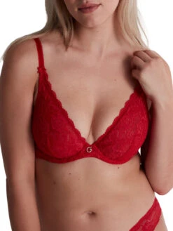 Aubade Rosessence Care Triangle Plunge Bra - Gala