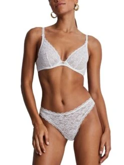 Aubade Rosessence Care Triangle Plunge Bra - Opale -FREYA Shop braforme aubade rosessence care 2KF12 OPAL 2f