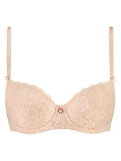 Aubade Rosessence Care Half Cup Bra - Nude D'été -FREYA Shop braforme aubade rosessence care 2KN04 NETE c