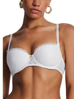 Aubade Rosessence Care Half Cup Bra - Opale -FREYA Shop braforme aubade rosessence care 2KN04 OPAL 2f