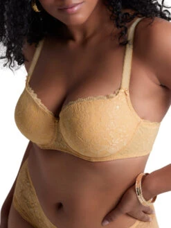 Aubade Rosessence Care Half Cup Bra - Sunshine -FREYA Shop braforme aubade rosessence care 2KN04 SUNI 2f