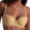 Aubade Rosessence Care Half Cup Bra - Sunshine -FREYA Shop braforme aubade rosessence care 2KN04 SUNI f