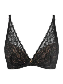 Aubade Rosessence Care High Apex Plunge Bra - Black 19 Aubade Rosessence Care High Apex Plunge Bra - Black -FREYA Shop braforme aubade rosessence care 2KN81 BLAK c