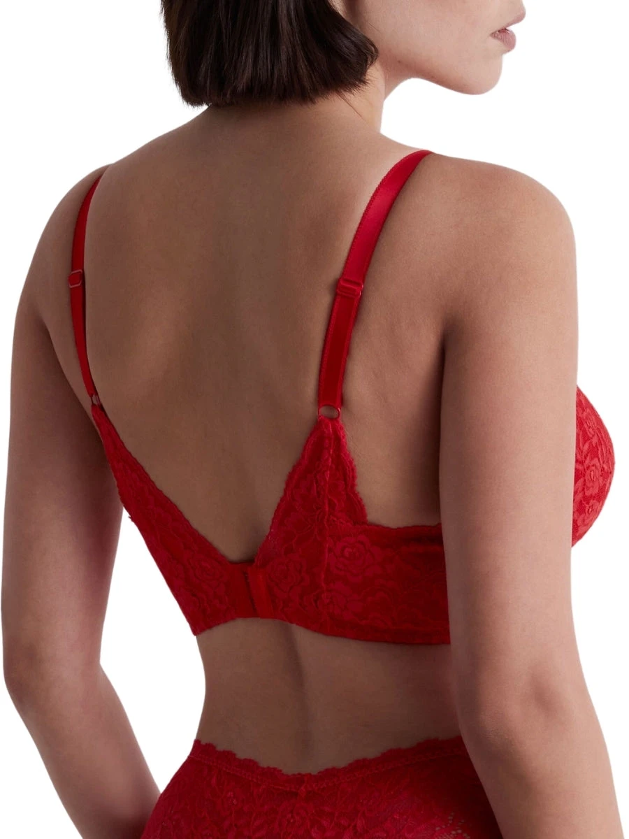 Aubade Rosessence Care High Apex Plunge Bra - Gala 4 Aubade Rosessence Care High Apex Plunge Bra - Gala - Image 2