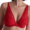 Aubade Rosessence Care High Apex Plunge Bra - Gala -FREYA Shop braforme aubade rosessence care 2KN81 GALA f