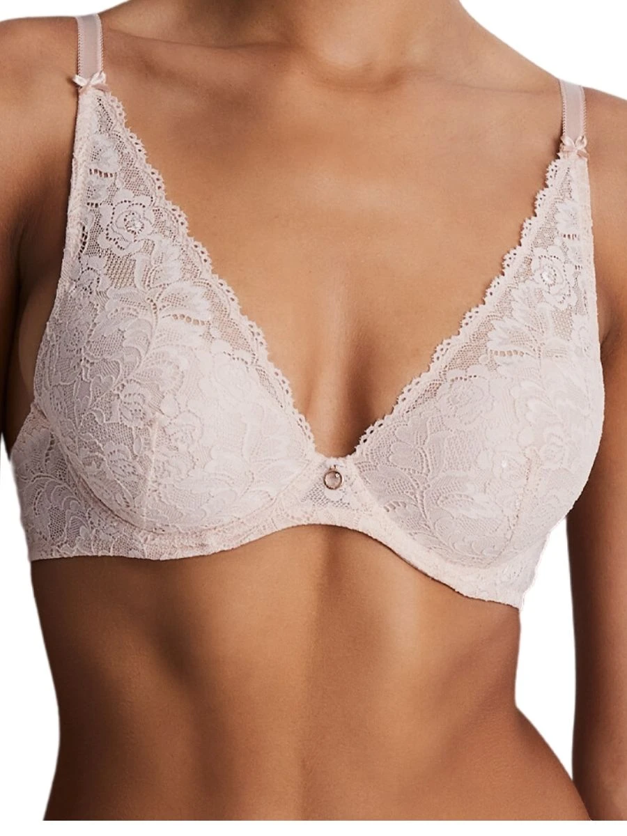 Aubade Rosessence Care High Apex Plunge Bra - Nude D'été 3 Aubade Rosessence Care High Apex Plunge Bra - Nude D'été