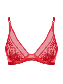 Aubade Rules Of Attraction Triangle Plunge Bra - Flame -FREYA Shop braforme aubade rules of attraction 4BF12 FLAE c