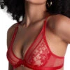 Aubade Rules Of Attraction Triangle Plunge Bra - Flame -FREYA Shop braforme aubade rules of attraction 4BF12 FLAE f