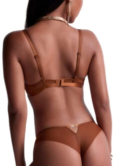 Aubade Rules Of Attraction Triangle Plunge Bra - Golden Shadow -FREYA Shop braforme aubade rules of attraction 4BF12 GOLS 2b