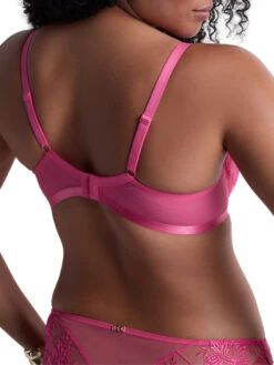 Aubade Rules Of Attraction Half Cup Bra - Exciting Pink -FREYA Shop braforme aubade rules of attraction 4BF14 EXCI 3b