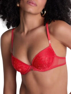 Aubade Rules Of Attraction Moulded Push-Up Bra - Flame