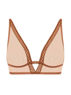 Aubade Sheer Emotion Triangle Bralette - Honey -FREYA Shop braforme aubade sheer emotion 4M10 HONE c