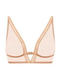 Aubade Sheer Emotion Triangle Bralette - Sand -FREYA Shop braforme aubade sheer emotion 4M10 SANN c