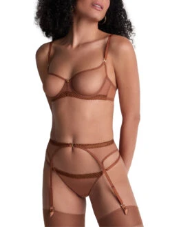 Aubade Sheer Emotion Suspender Belt -FREYA Shop braforme aubade sheer emotion 4M50 HONE 2f