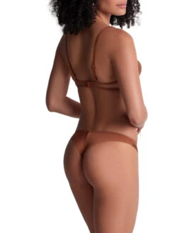 Aubade Sheer Emotion Triangle Plunge Bra - Honey -FREYA Shop braforme aubade sheer emotion 4MF12 HONE 2b