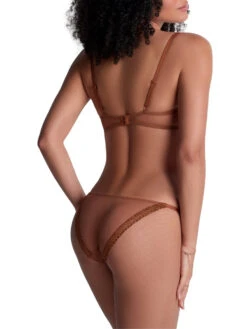 Aubade Sheer Emotion Half Cup Bra - Honey -FREYA Shop braforme aubade sheer emotion 4MF14 HONE 2b