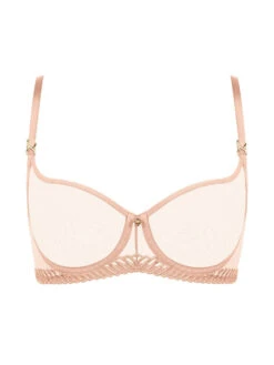 Aubade Sheer Emotion Half Cup Bra - Sand -FREYA Shop braforme aubade sheer emotion 4MF14 SANN c