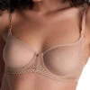 Aubade Sheer Emotion Half Cup Bra - Sand