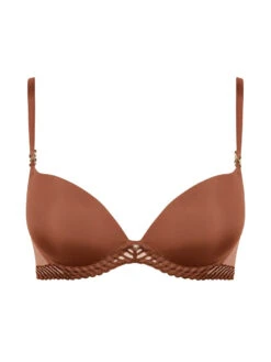 Aubade Sheer Emotion Moulded Push-Up Bra - Honey -FREYA Shop braforme aubade sheer emotion 4MN08 HONE c