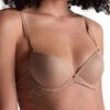 Aubade Sheer Emotion Moulded Push-Up Bra - Sand
