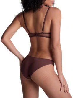 Aubade Sheer Emotion Moulded Push-Up Bra - Sepia -FREYA Shop braforme aubade sheer emotion 4MN08 SEPA 2b