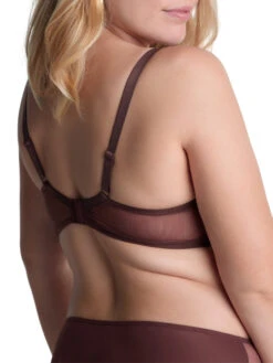 Aubade Sheer Emotion Moulded Push-Up Bra - Sepia -FREYA Shop braforme aubade sheer emotion 4MN08 SEPA 3b