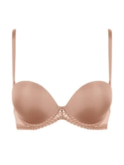 Aubade Sheer Emotion Moulded Strapless Bra - Sand -FREYA Shop braforme aubade sheer emotion 4MP06 SANN c