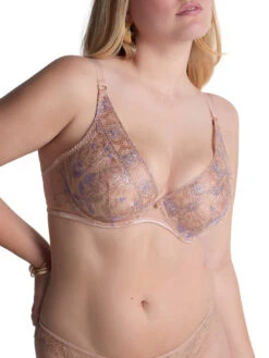 Aubade Sound Of Heart Triangle Plunge Bra - Lavender Aura -FREYA Shop braforme aubade sound of heart 4CF12 LAVN 3f
