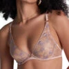 Aubade Sound Of Heart Triangle Plunge Bra - Lavender Aura -FREYA Shop braforme aubade sound of heart 4CF12 LAVN f