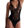 Aubade Sumptuous Waves Bodysuit - Smoky Attraction