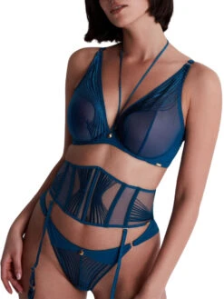 Aubade Sumptuous Waves Triangle Plunge Bra - Imperial Blue 14 Aubade Sumptuous Waves Triangle Plunge Bra - Imperial Blue -FREYA Shop braforme aubade sumptuous waves 3CF12 IMBL 3f